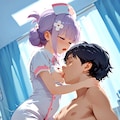 入院中は新人ナースに性処理してもらいます(*´∀｀) 2枚目