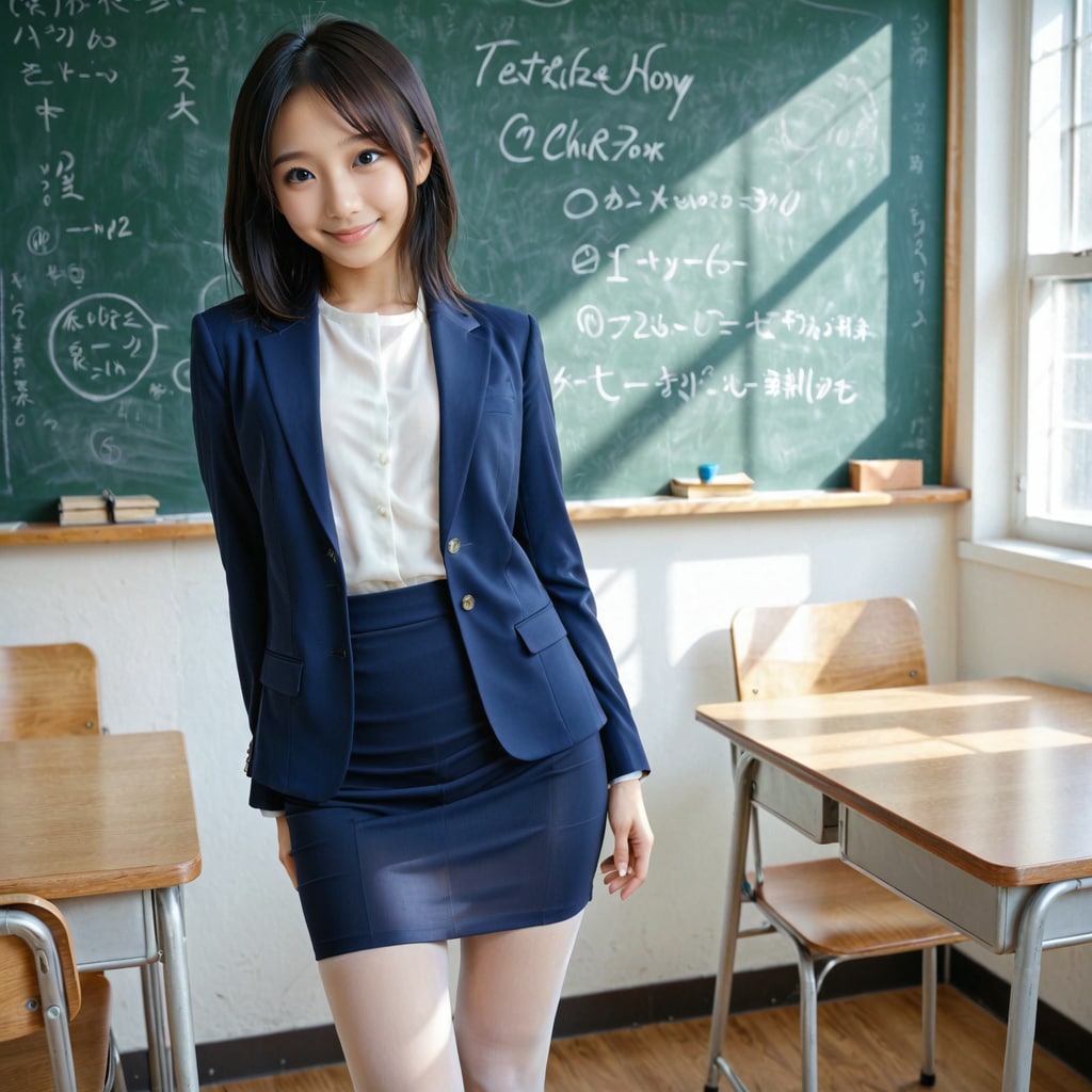 今日は新米教師です