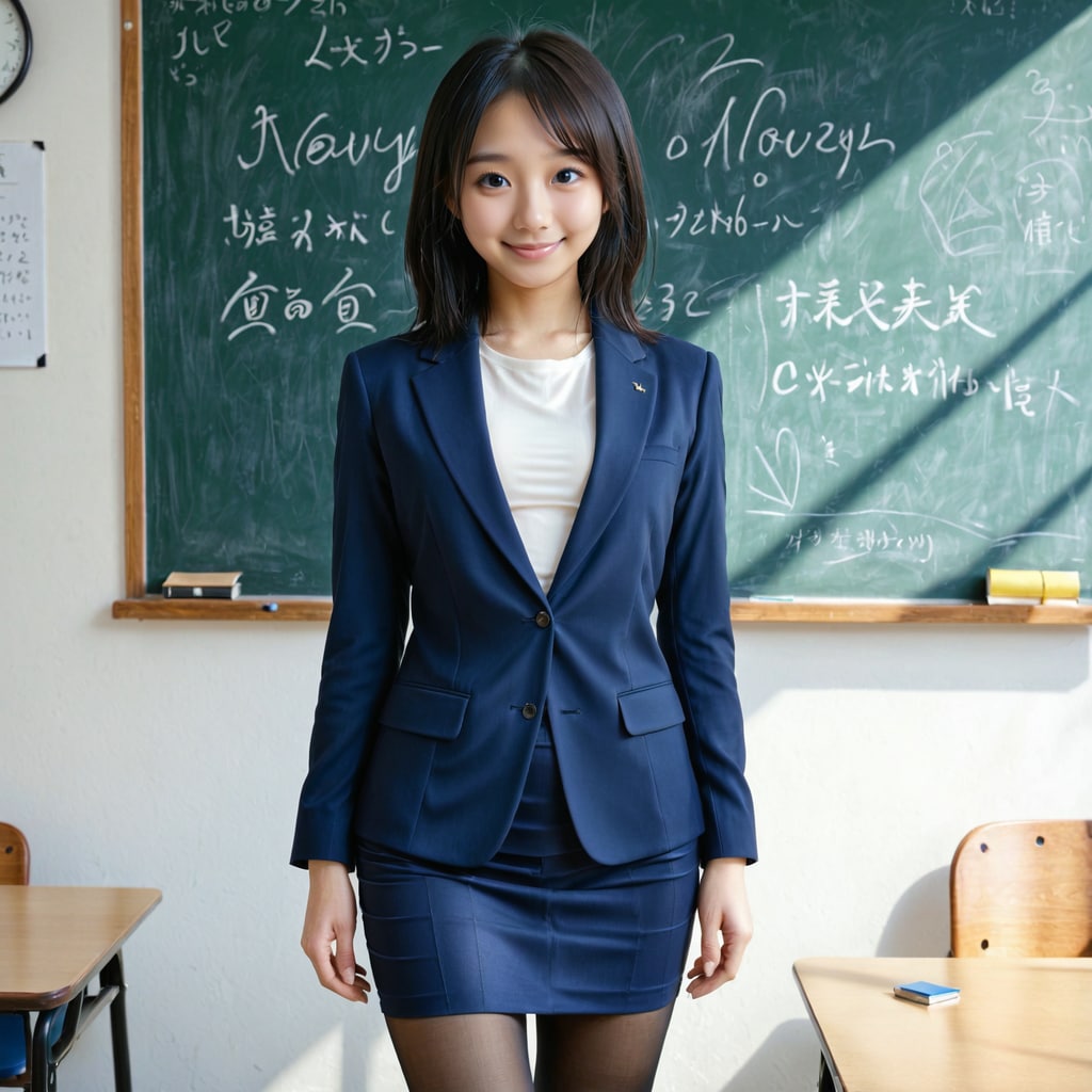 今日は新米教師です