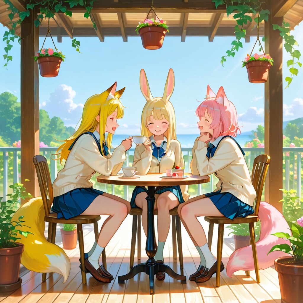 微妙なメンツのお茶会。