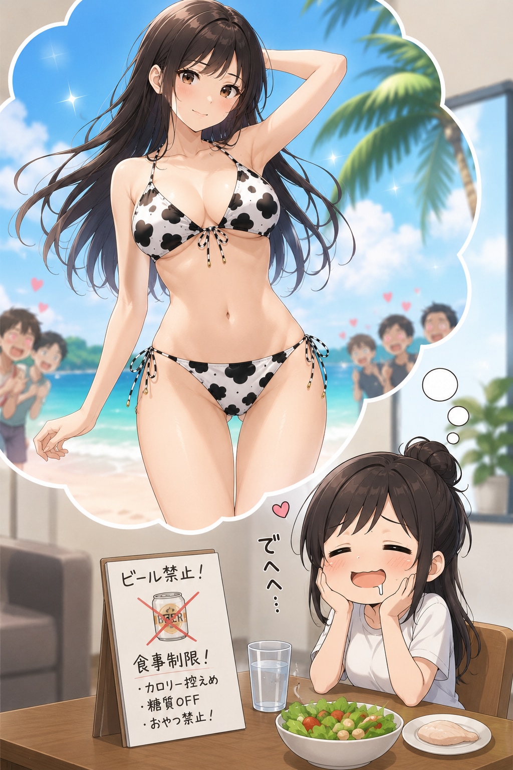 牛ビキニを着たい会社員ちゃん