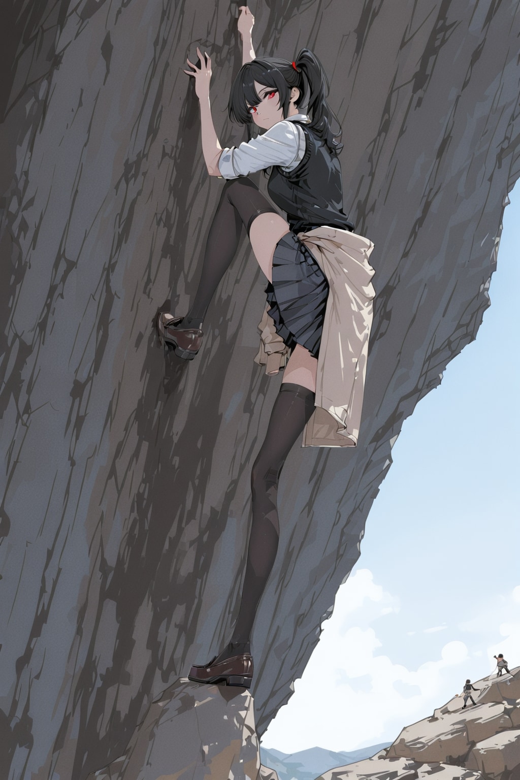 からのロッククライミング