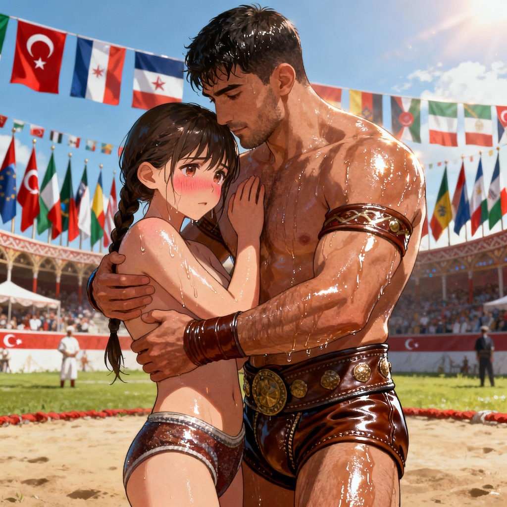 オイルレスリング(3)