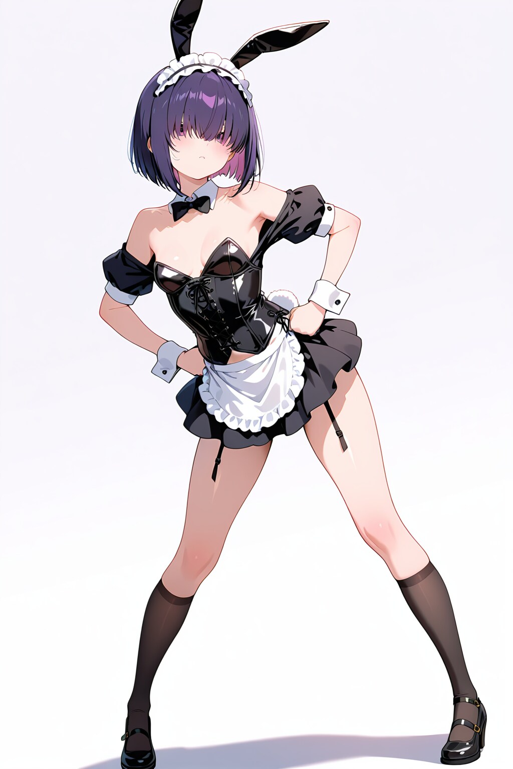 不愛想後輩ちゃん41『腰に手を当て前屈ポーズ』