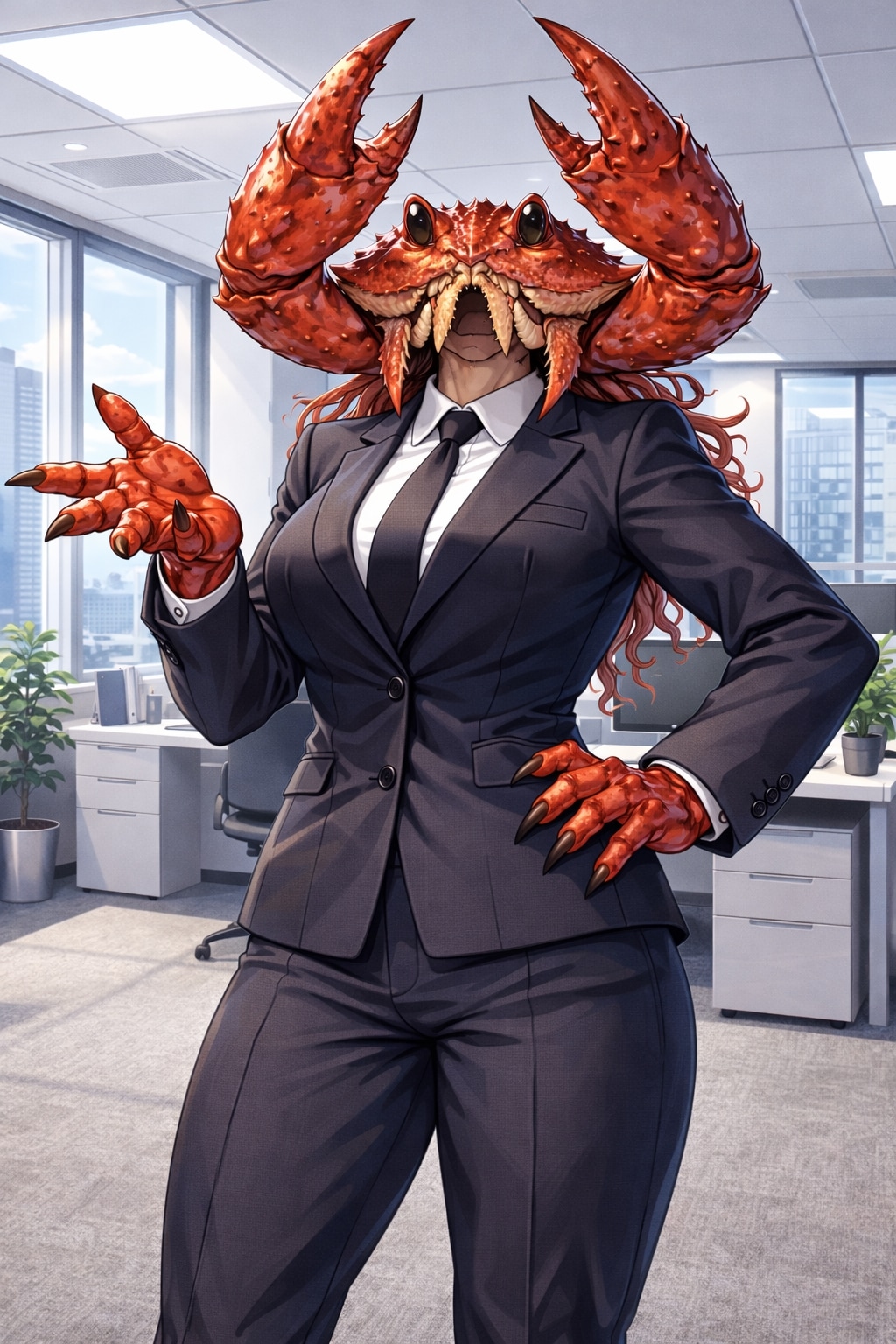 蟹 美女CEO  クララ・紅殻 レジーナ