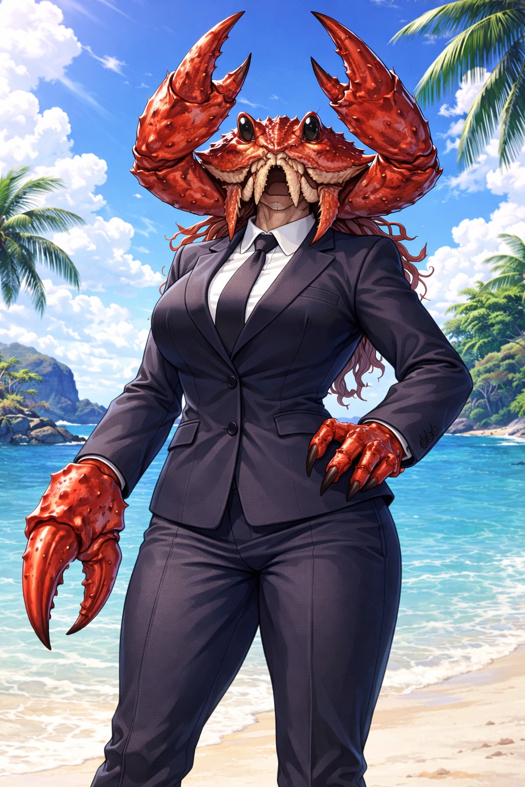 蟹 美女CEO  クララ・紅殻 レジーナ