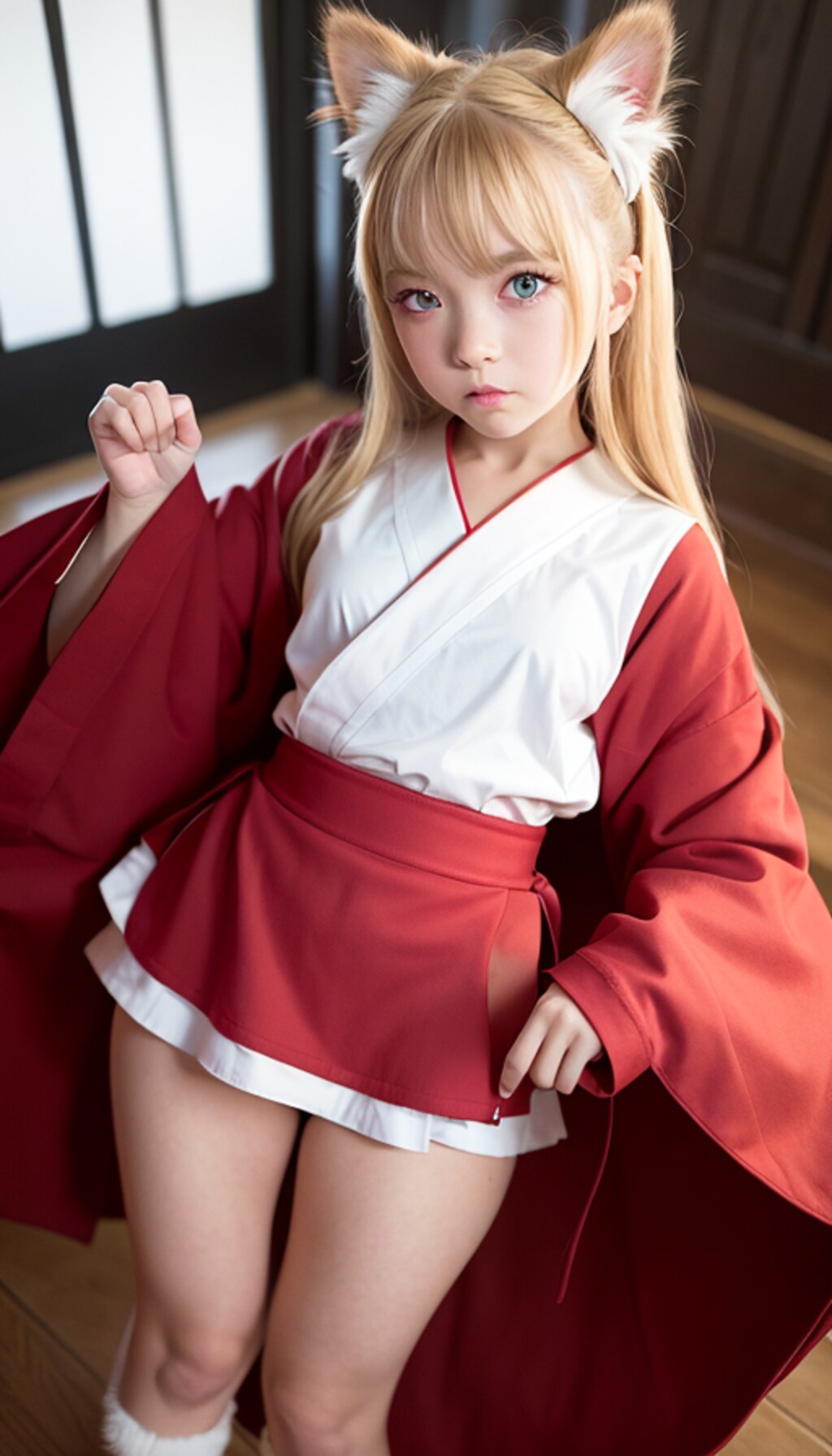 【12枚】猫巫女