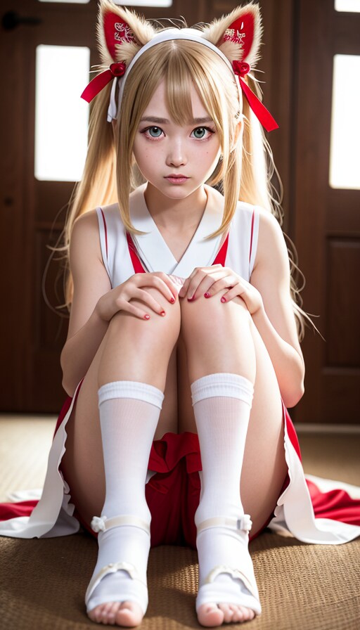 【12枚】猫巫女