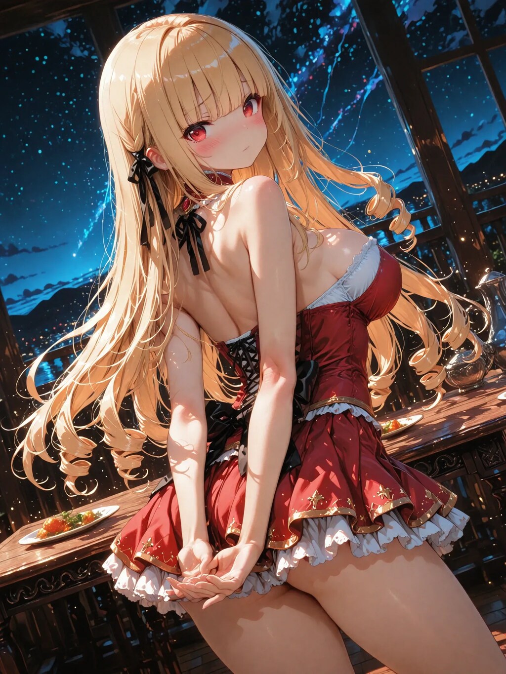 どこ見てるの？///