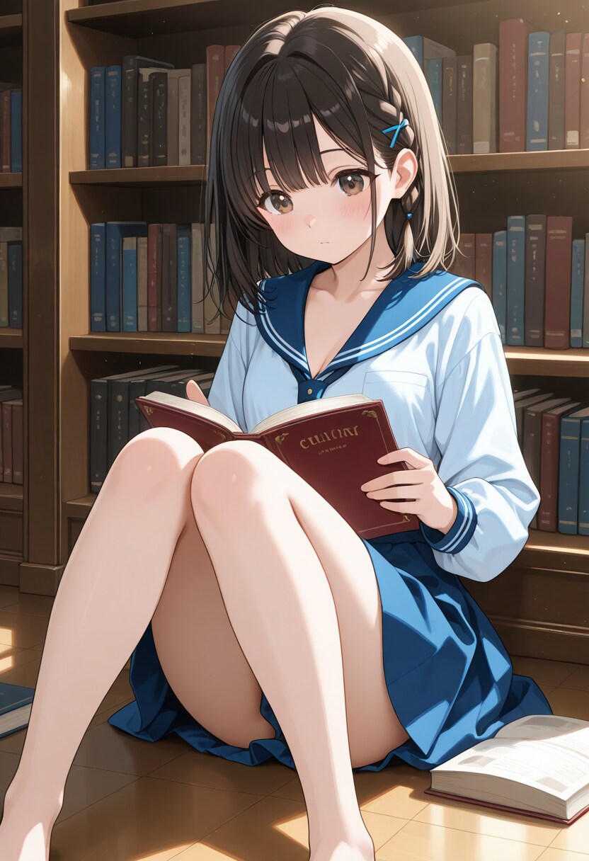 誰もいない図書室で(5)