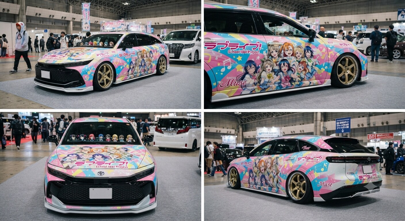 ラブライブ痛車クラウンワゴン | の人気AIイラスト・グラビア