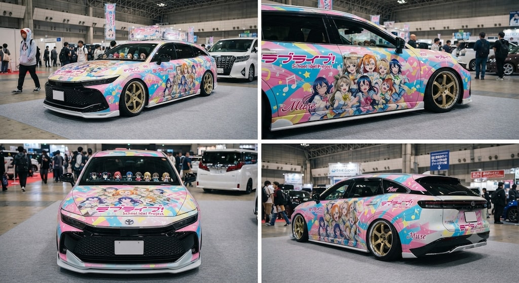 ラブライブ痛車クラウンワゴン