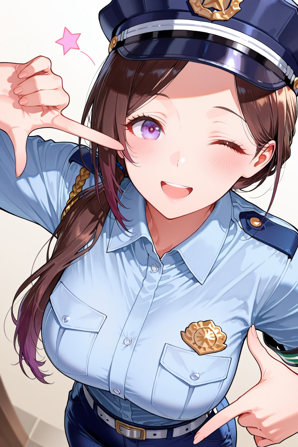 今日も「指フレーム」に挑戦