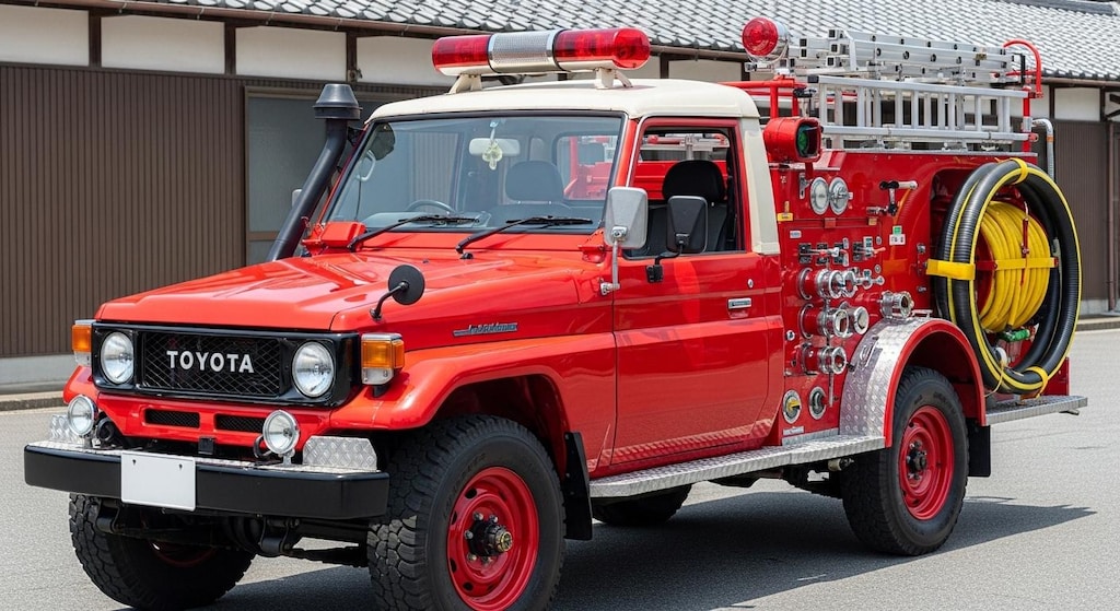 ランクル70消防車