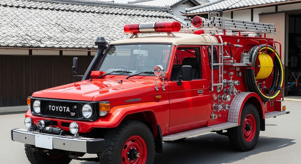 ランクル70消防車