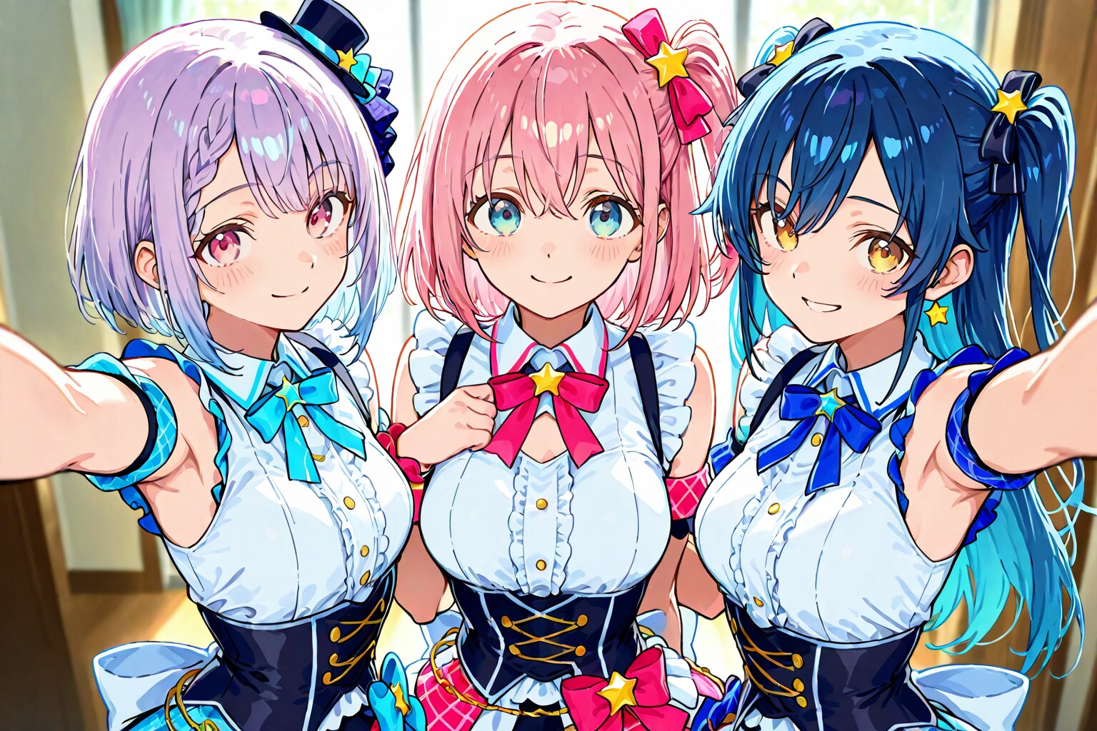コスプレ三人娘。