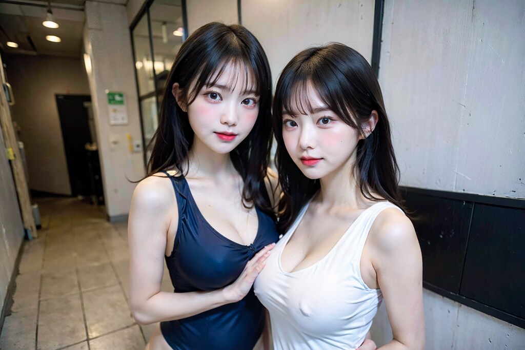 エッチなスク水もどきたち