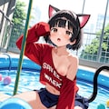 プールにて 5枚目