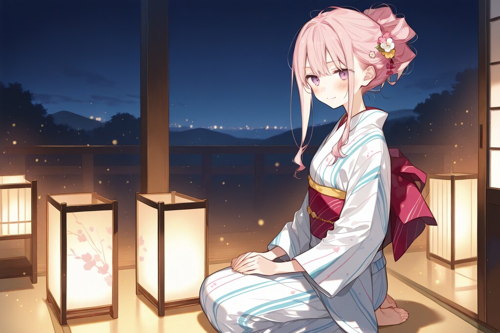 桃香、和も似合います