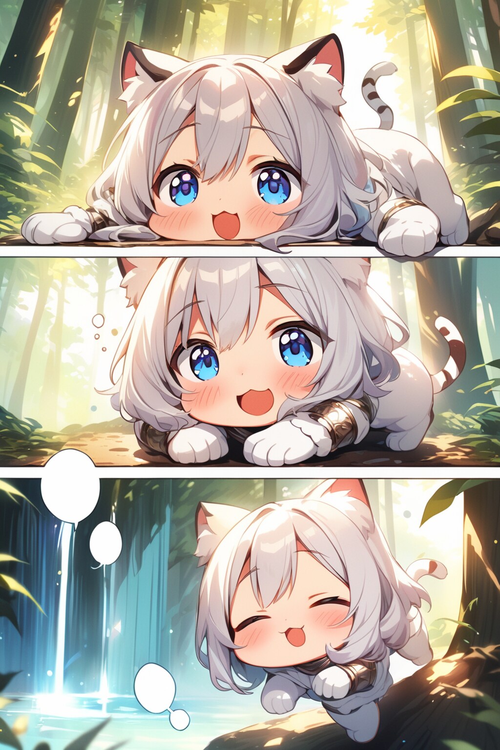 お水のみたいニャ～(漫画) | の人気AIイラスト・グラビア