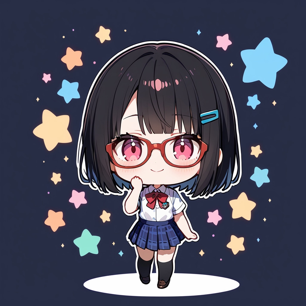 ちびメガネちゃん👓✨