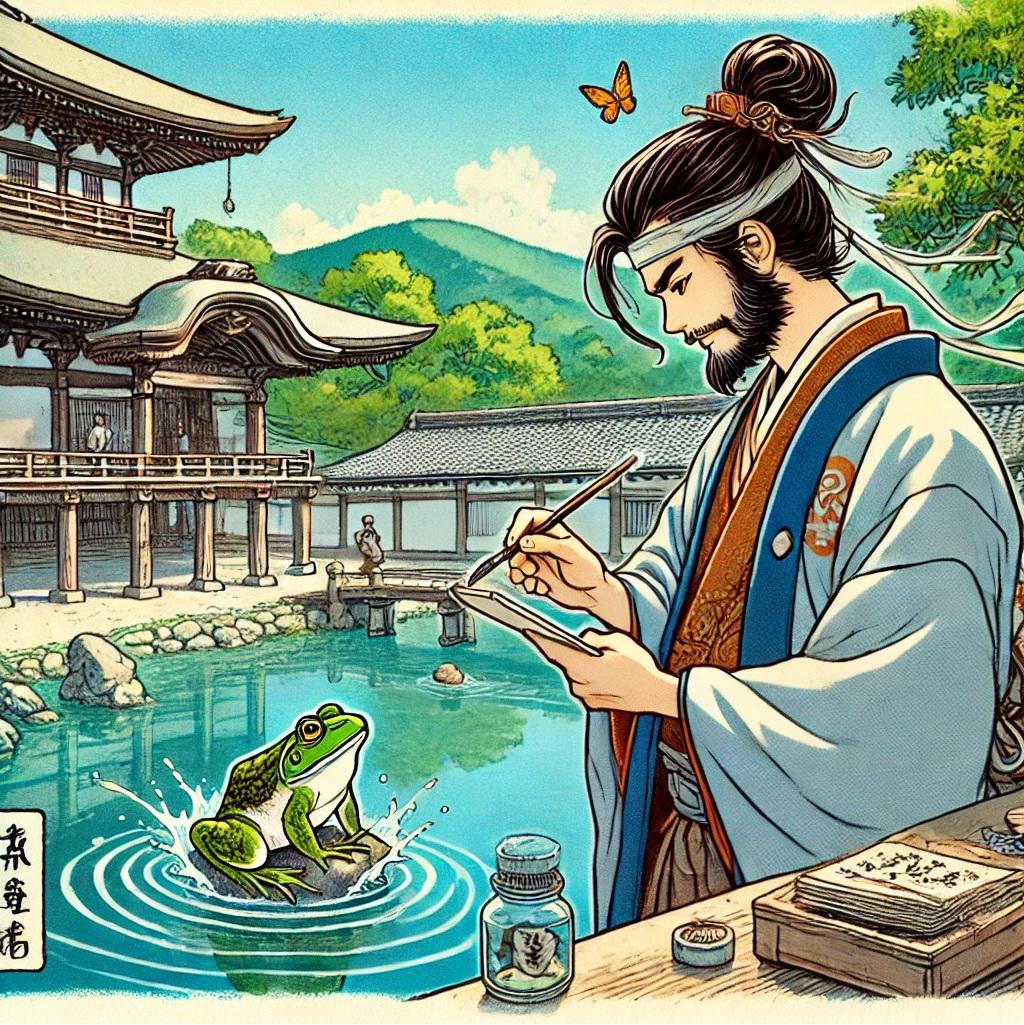 時を超え響く水の音―松尾芭蕉 | の人気AIイラスト・グラビア