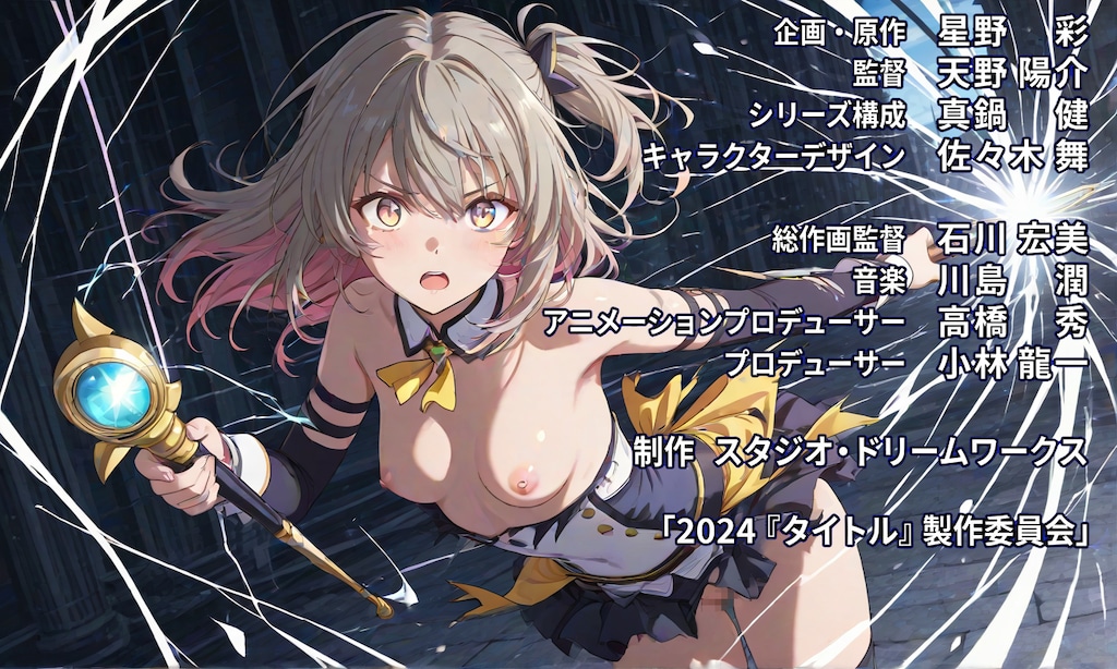 [12枚] 「聖光戦姫ミラクルリリィ。それは悪のつるぺた教団から子供たちを守るため結成されたAカップ美少女魔法使いの謎チームである！」（魔女っコの旅７２の２）