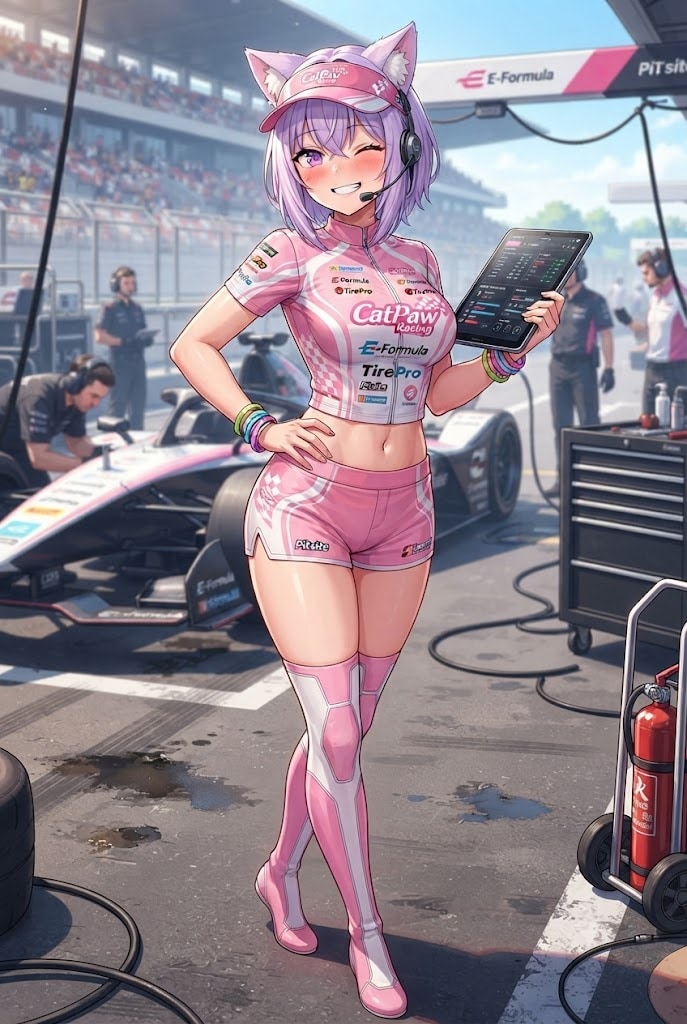 口説かれてるレースアンバサダーのシス