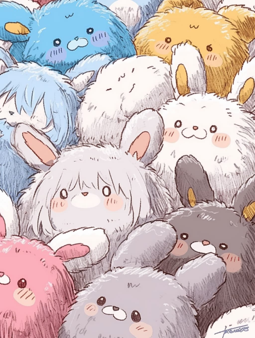 もふもふぎゅうぎゅう