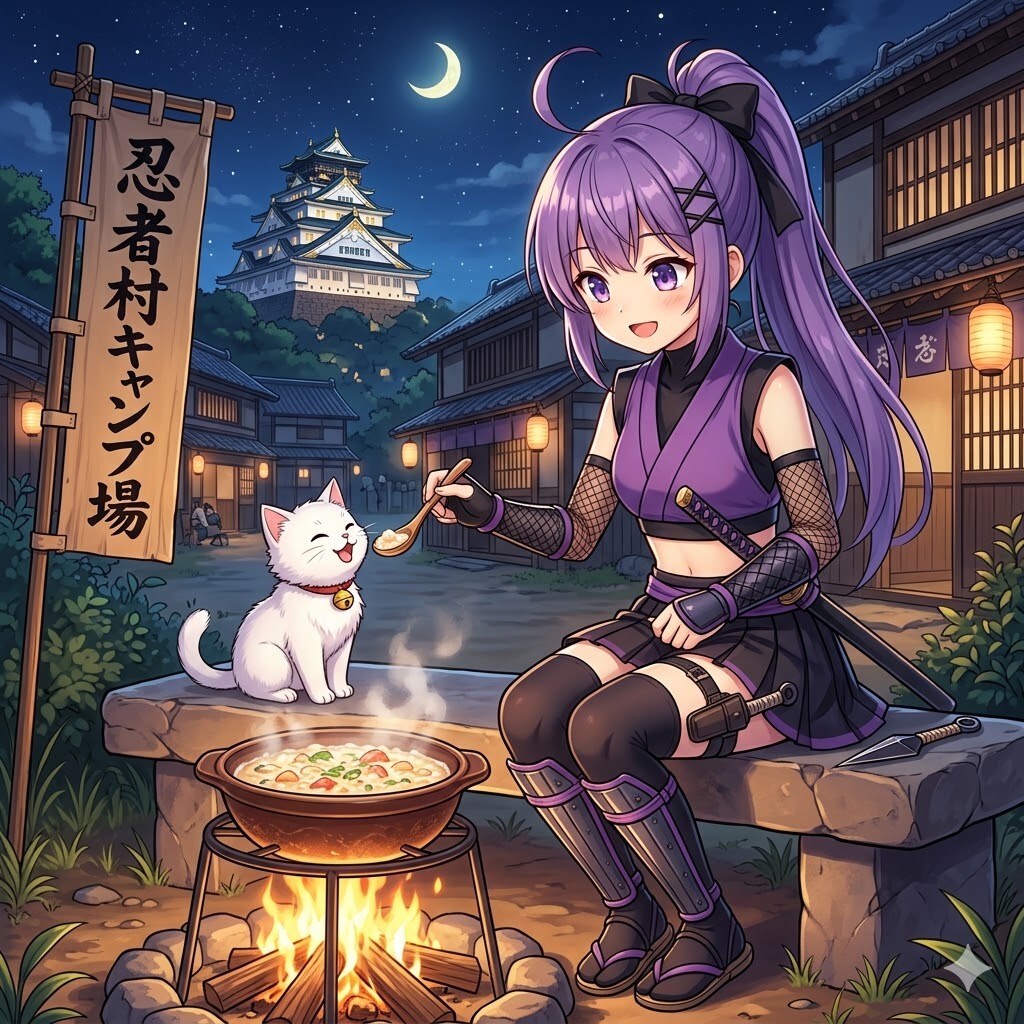 ねこちゃん、あーんして