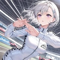 (1311)銀髪ちゃんレーシング 3枚目