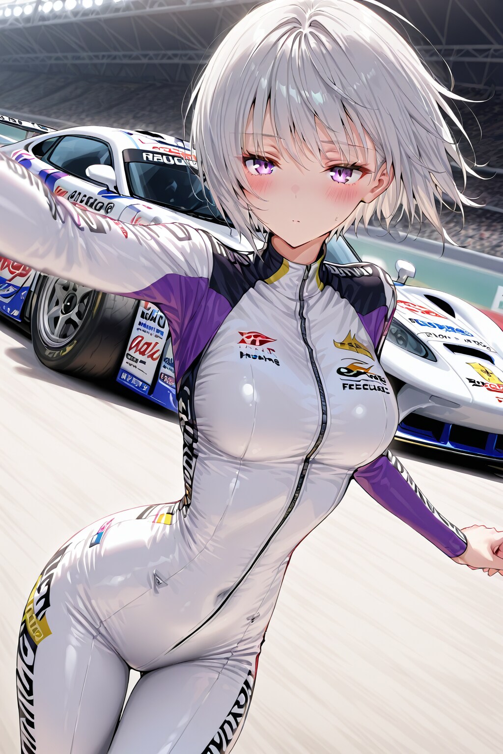 (1311)銀髪ちゃんレーシング
