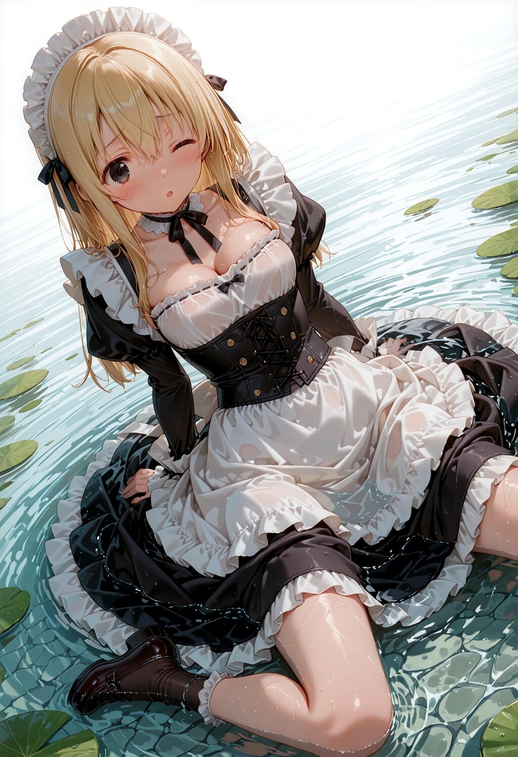 池ポチャなドジっ娘メイドちゃん