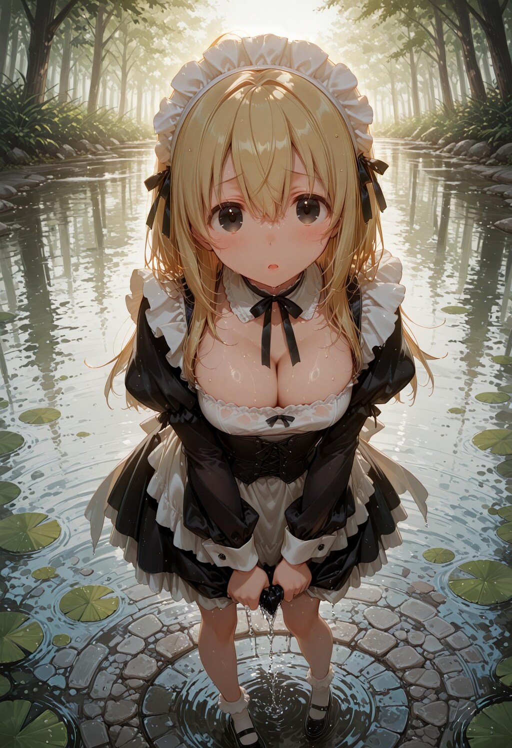池ポチャなドジっ娘メイドちゃん