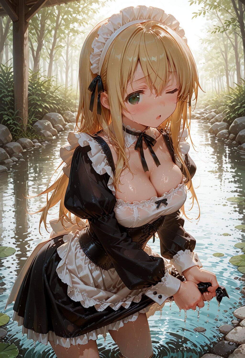 池ポチャなドジっ娘メイドちゃん