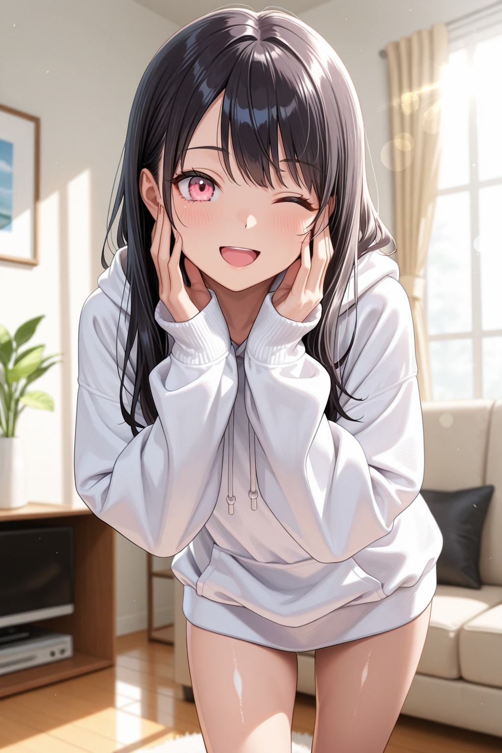 【本日の板野ちゃん】「ぶかぶかのパーカーだよ♪」