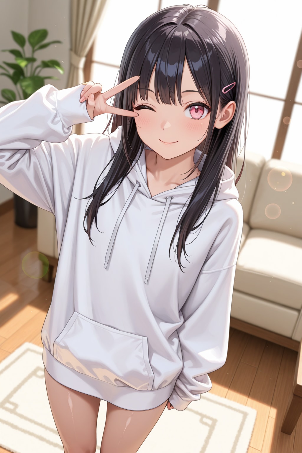 【本日の板野ちゃん】「ぶかぶかのパーカーだよ♪」