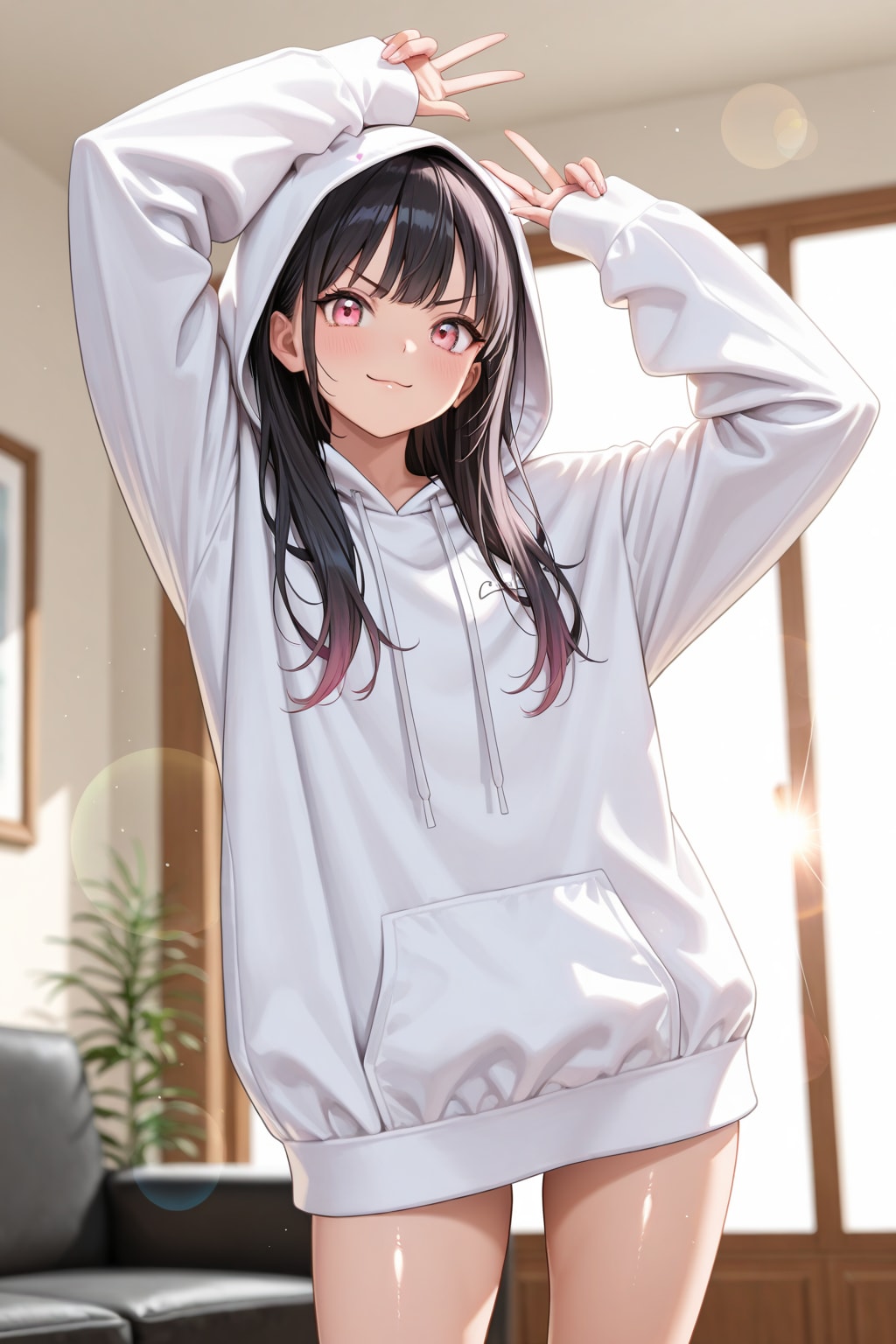 【本日の板野ちゃん】「ぶかぶかのパーカーだよ♪」