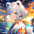 画風チャレンジ白くま 4枚目