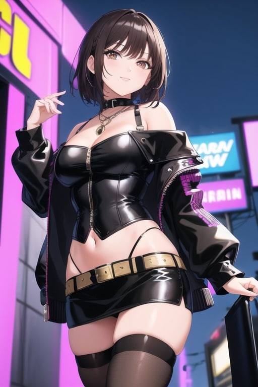 黒短髪娘702