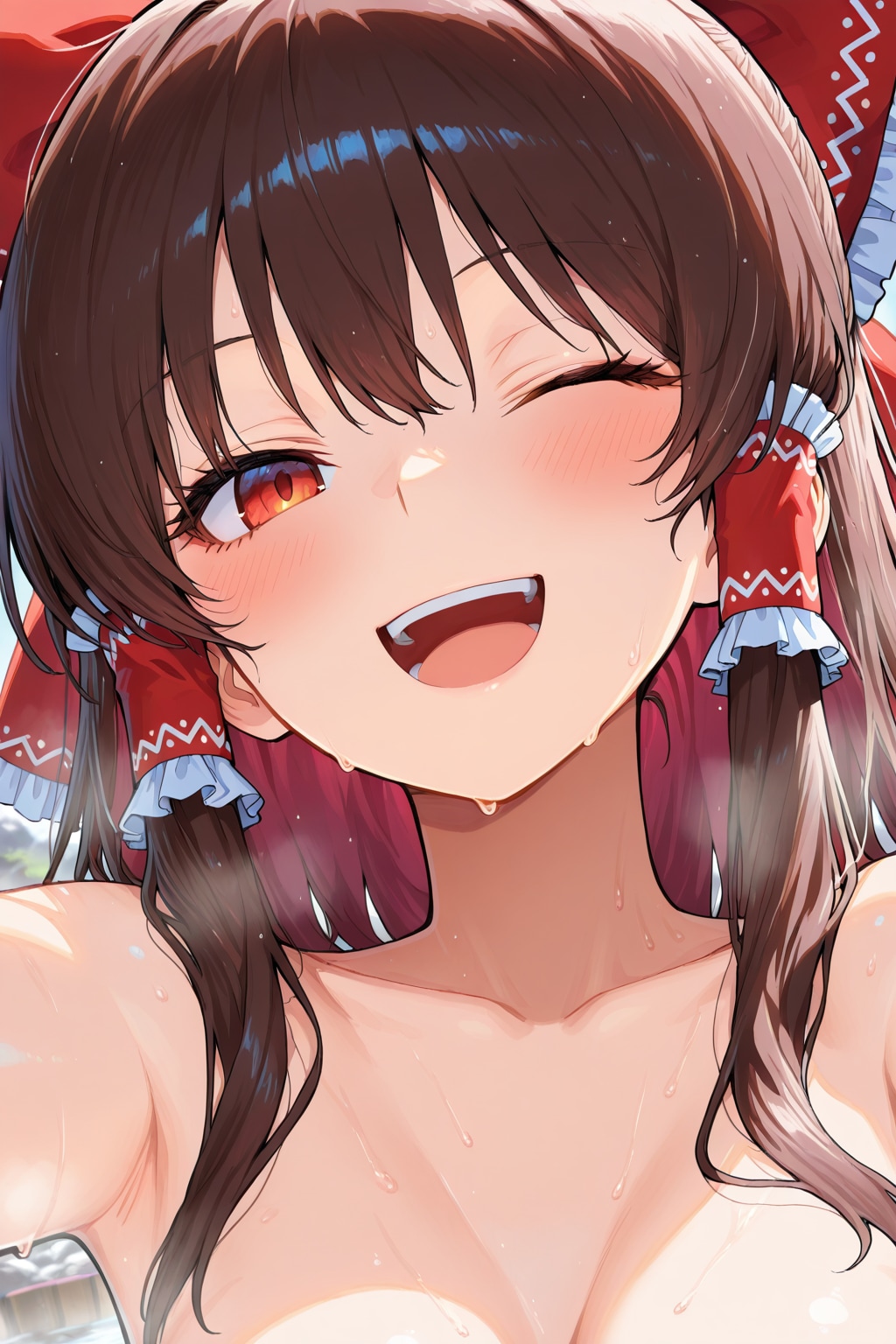 少女温泉満喫中