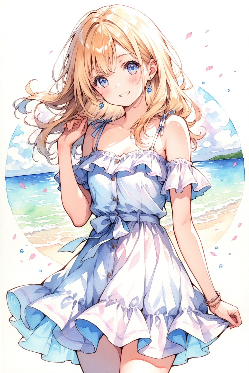 夏の少女 | の人気AIイラスト・グラビア