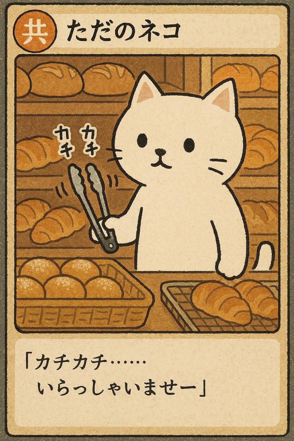 ただのねこカード