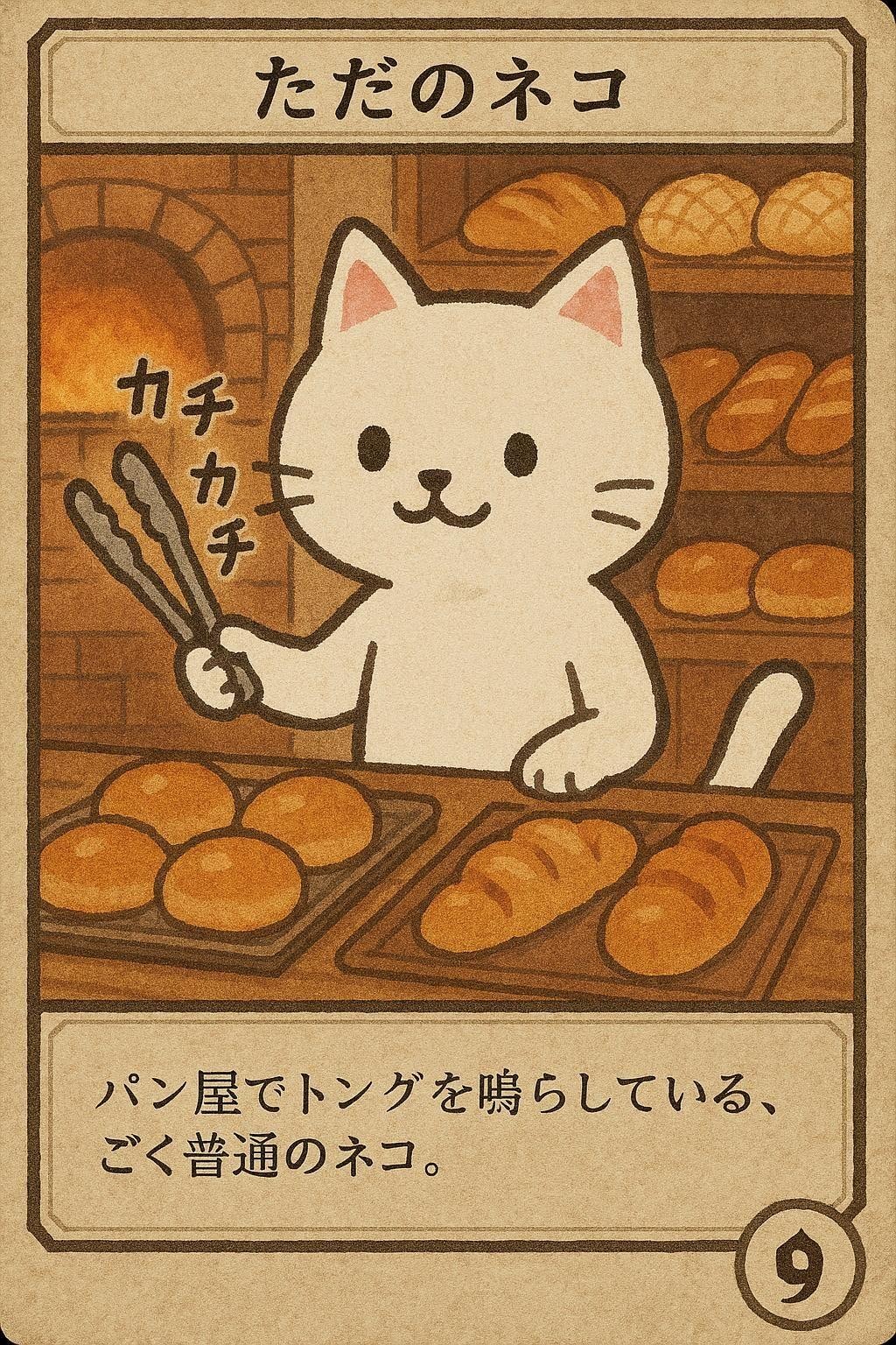 ただのねこカード