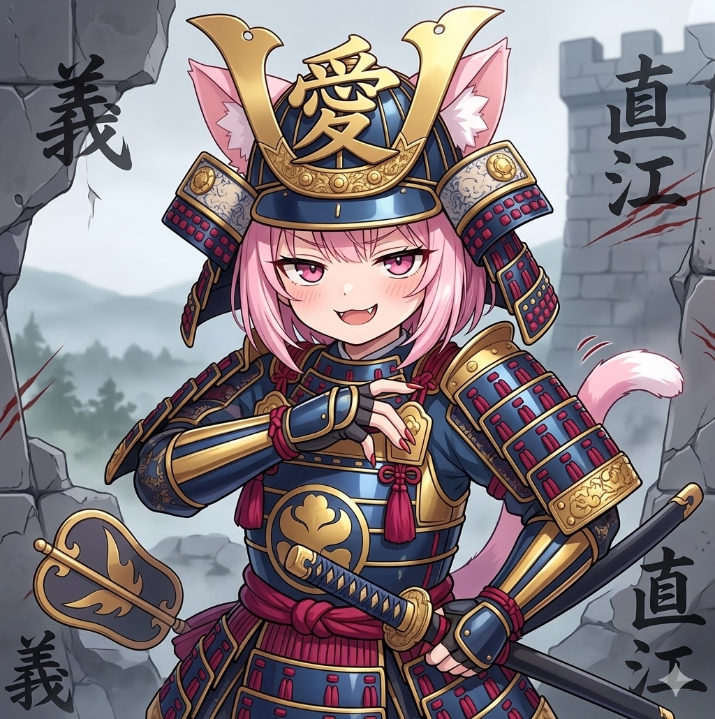 私のにゃ（名）は【にゃおえかねつぐ」だにゃ！！