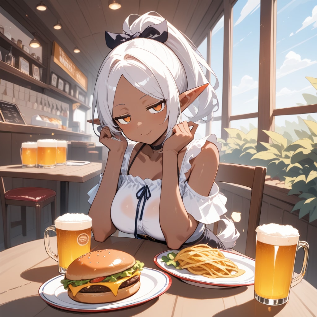 主食はビール