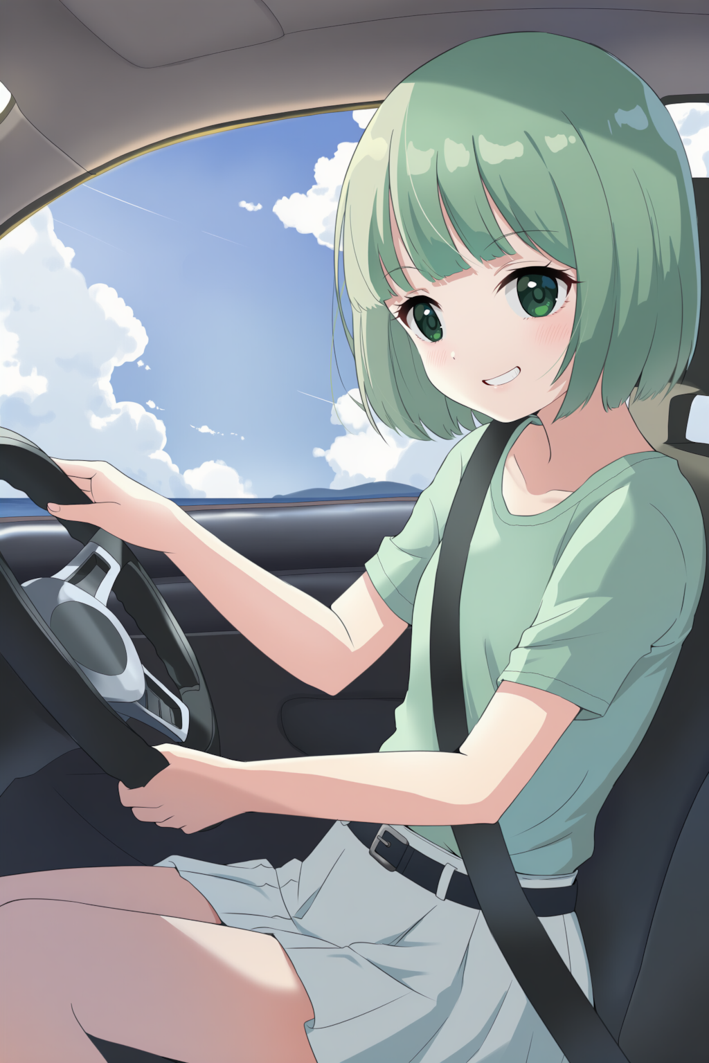 「じゃあ後はこの国道を道なりに行けば左に見えてくるね」