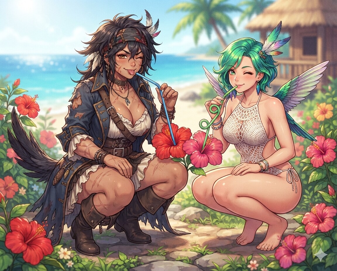 海賊にテヘペロ指導