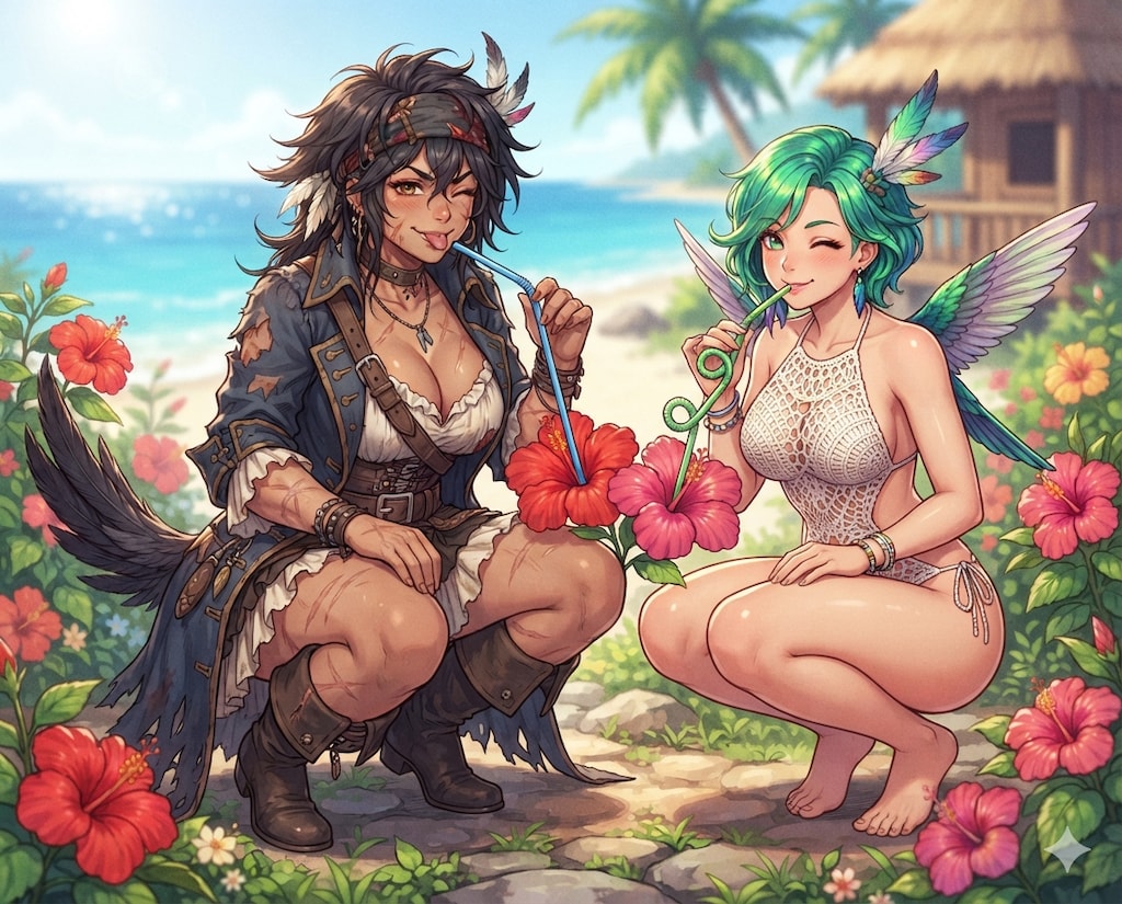 海賊にテヘペロ指導