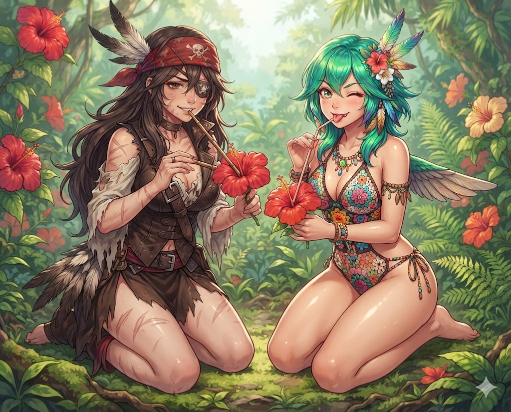 海賊にテヘペロ指導